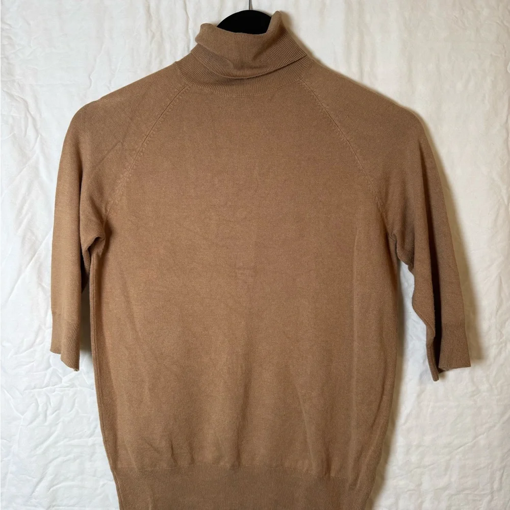 Zara Tan Knit Sweater - Picture 2 of 4